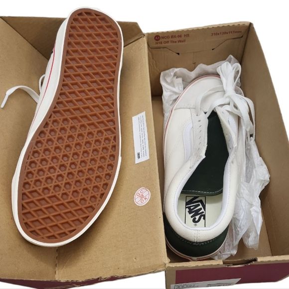VANS Marshmallow/Kombu Green "Style 36" (Retro Sport) Sneakers Size 8 Mens - Picture 10 of 12